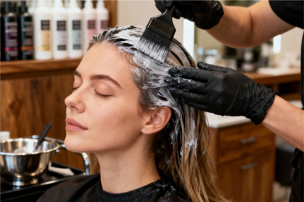 How Does Hair Dye Apply Color?