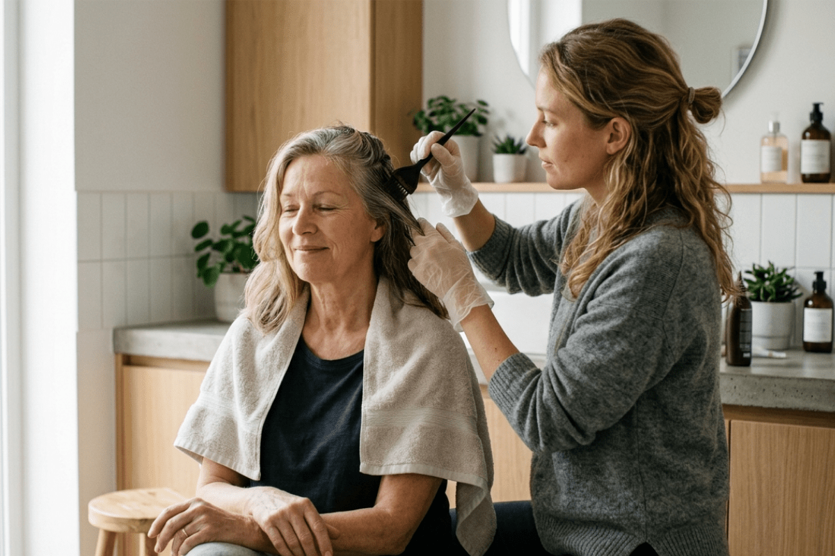 Why Your Gray Hair Won’t Take Color (And the Simple Fix That Actually Works)