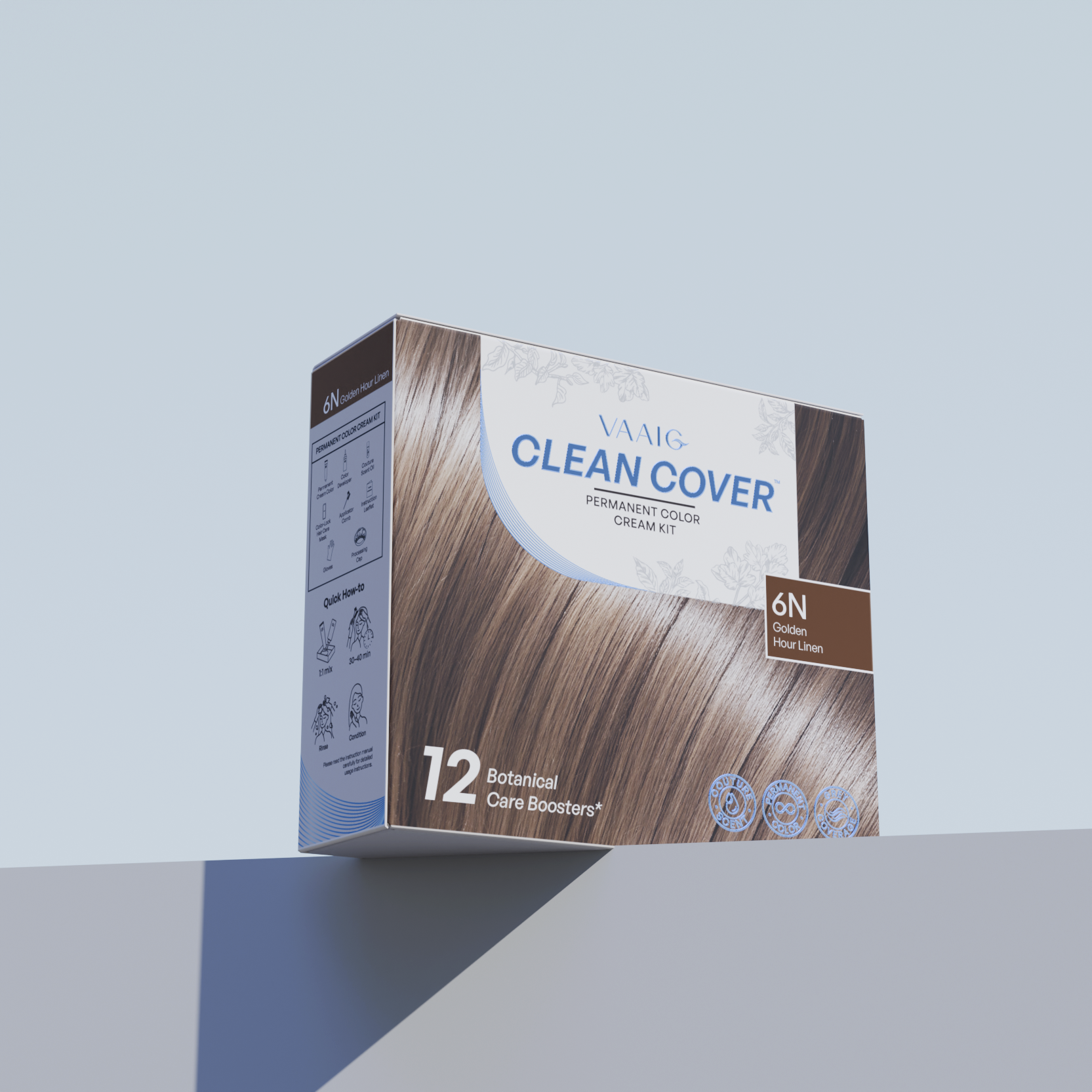 VAAIG Clean Cover 6N Golden Hour Linen（3 Boxes）