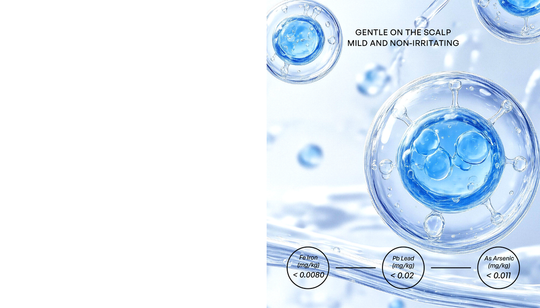 Explanation regarding the low metal content in VAAIG hair color formulas