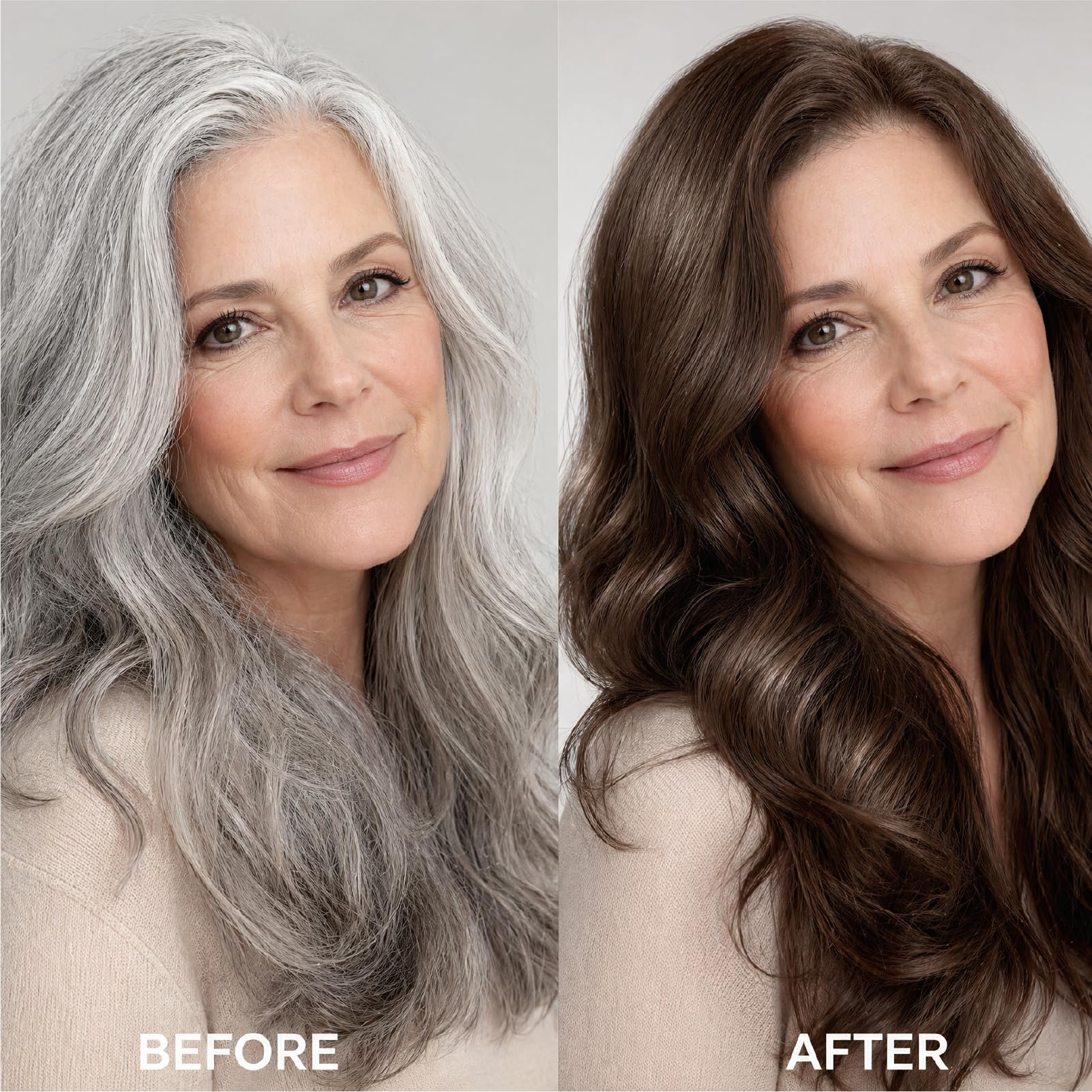 Salon Grade Permanent Hair Dye,Ammonia Free hair color for women Hypoallergenic Hair Color for Sensitive Scalp,100% gray coverage (5N Cashmere Mocha)