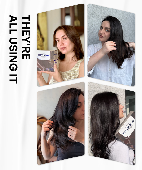 VAAIG 4N Dark Brown | Ammonia-Free Hair Color for Gray Coverage - Mobile