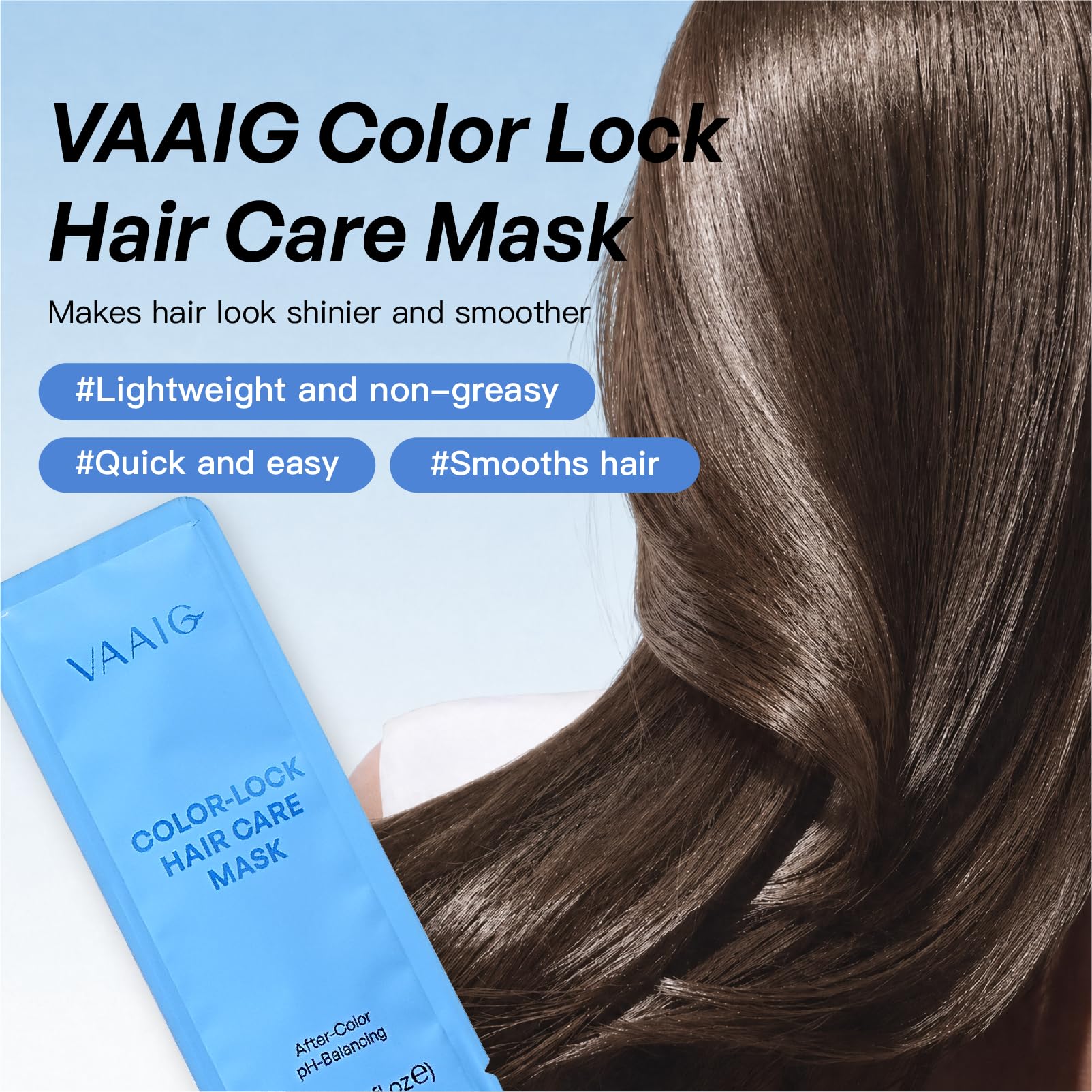 VAAIG Professional Permanent Hypoallergenic Hair Dye for Women, Natural Hair for Sensitive Scalp, light brown hair dye, no Ammonia & PPD with Scent Fragrance Oil for Hydration(6N Golden Hour Linen)