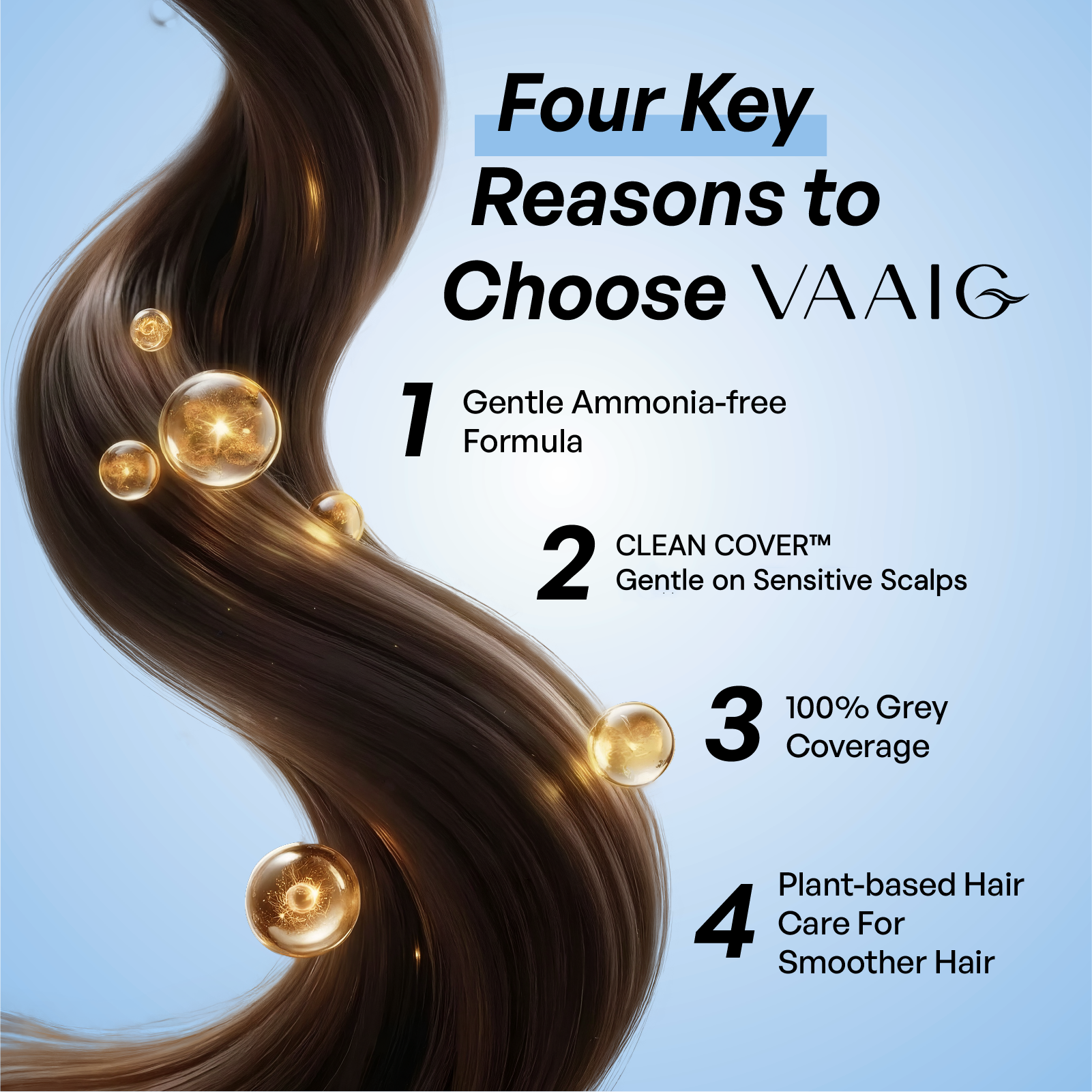 VAAIG CLEAN COVER™ Permanent Hair Color （测试）
