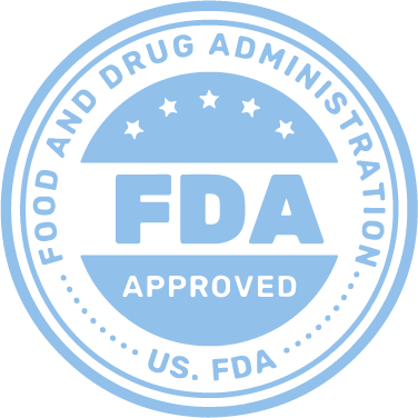 Official US FDA Compliance logo for [Your Brand Name] hair dye. Certified and approved by the US Food and Drug Administration to ensure safety and quality standards.